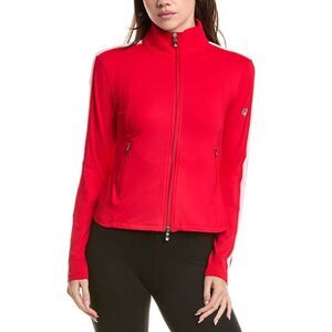 Post Card Womens Zip Sweater Top, White